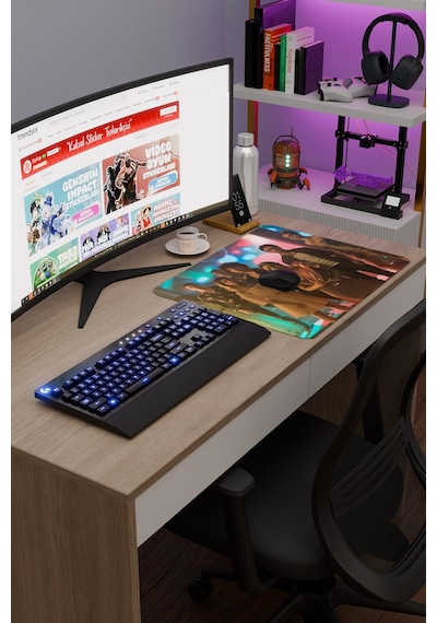 Elite V1 48x40 Xl Gaming Kauçuk Kaymaz Taban Mouse Pad Fare Altlığı