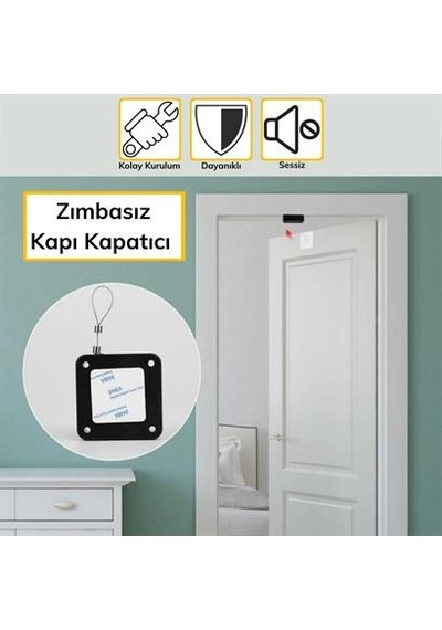 Yangına Dayanıklı Sıva Üstü Tüm Kapılar İçin Uygun Otomatik Kapanan Hızlı Otomatik Kapı Kapa