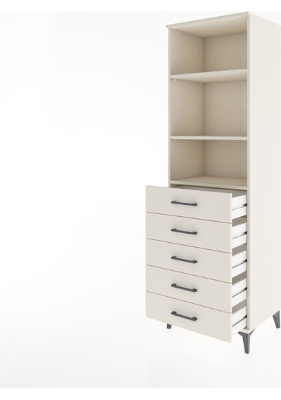Hyperion Dolap 3 Raflı 5 Çekmeceli 60x44x195 Aytaşı-aytaşı Aytaşı