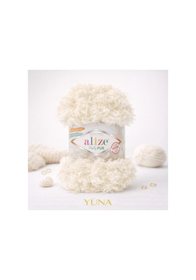 Puffy Fur 6113 Kolay Örülen Örgü İpi 6 Mt