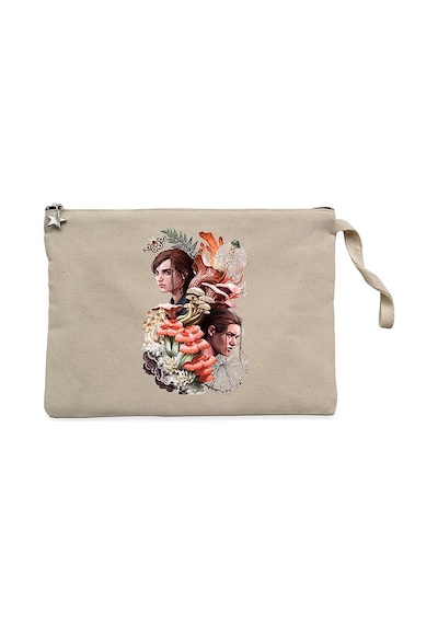 The Last Of Us 2 Fan Krem Clutch Astarlı Cüzdan / El Çantası Krem