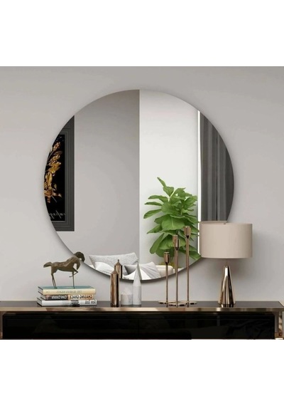 Salon Dekorasyon Aynası Gümüş