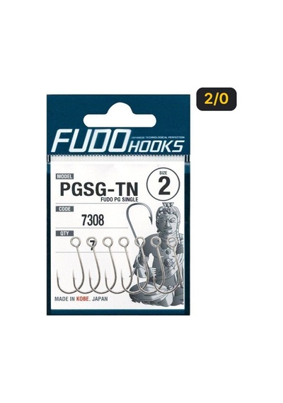 Fudo 7308 Pg Single Yeni Nesil Galvaniz Sahte İğnesi 2/0
