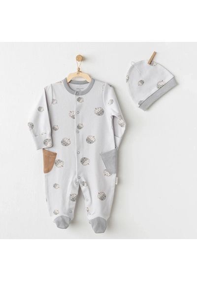 Andywawa Ac26104 Hello Autumn Tulum Takım Gri Grey