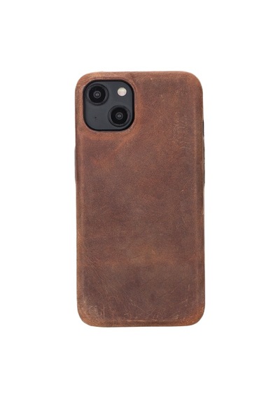 İphone 15 / 15 Plus / 15 Pro / 15 Pro Max Uyumlu Deri Telefon Kılıfı, Kişiye Özel İsim Baskılı, Magsafe Uyumlu, İnce Tasarım Kılıf Kahve