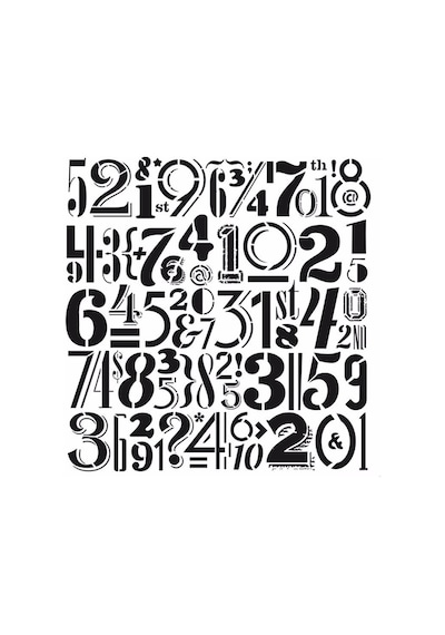 Hdm58 Home Dekor Midi Stencil 25X25