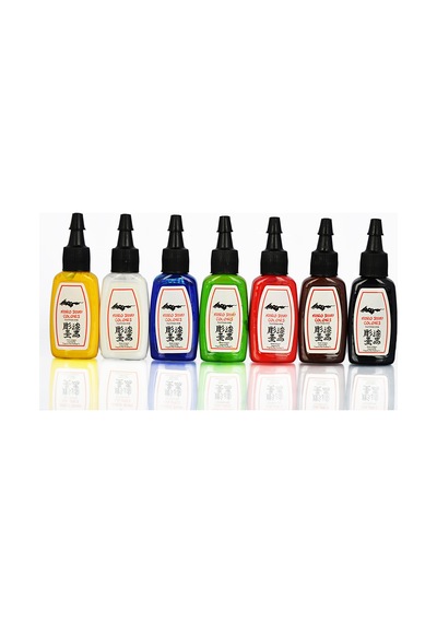 Kuro Sumi Tattoo Dövme Boyası 7 Ana Renk Set + Hediye