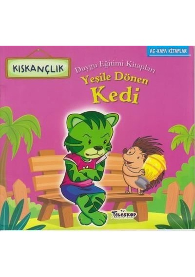 Yeşile Dönen Kedi Duygu Eğitimi Kitapları- Teleskop Popüler Bilim