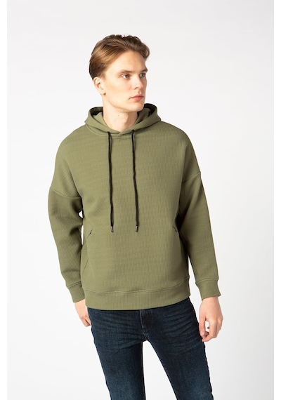 Vigoss Erkek Kapşonlu Sweatshırt 62170-00377 Haki
