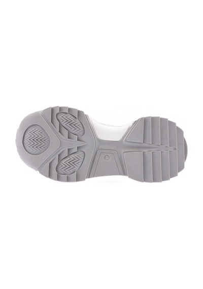 Dgn 65134-22y Kadın Bağcıklı Kalın Taban Sneakers Ayakkabı 65134-2027-R12558 Gri