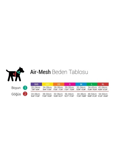 Air Mash Harness Küçük Irk Köpek Göğüs Tasması Okyanus Mavi Mavi
