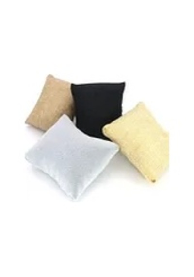 Yerli Üretim Süet Kumaş Siyah Renk 5 Adet 8/8 Cm Takı Yastığı Çok Renkli