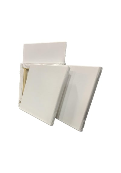 Moranka Tuval&Boya Moranka 6'Lı 30X30 Tuval Çift Astarlı Arkadan Zımbalı Tuval
