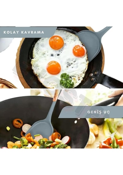 1 Adet Sert Uçlu Ekstra Geniş Ağızlı Silikon Spatula Pembe