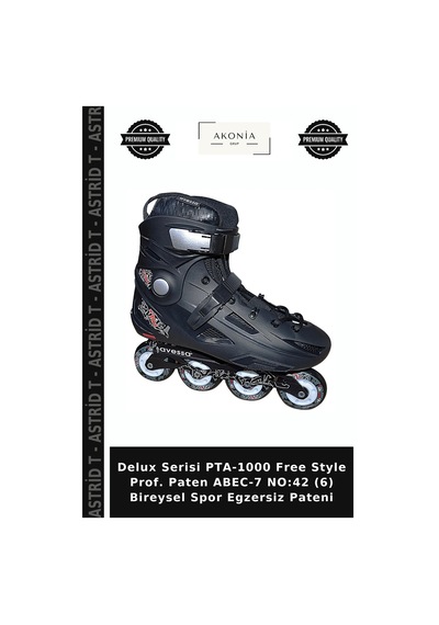 Delux Serisi Pta-1000 Free Style Prof. Paten Abec-7 No:42 6 Bireysel Spor Egzersiz Pateni Çok Renkli Delux Serisi Pta-1000 Free Style Prof. Paten Abec-7 No:42 6 Bireysel Spor Egzersiz Pateni Çok Renkli