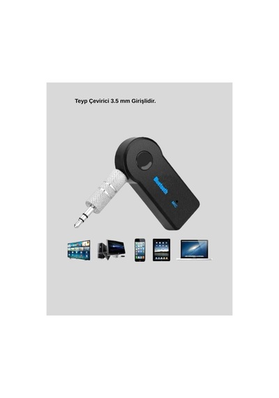 Bluetooth Aux Çevirici Ve Pd Destekli Araç Şarj Cihazı 2 Li Set Çok Renkli