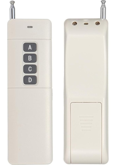 Uzak Mesafe Rf Kumanda 433mhz 3000 M Menzil Rf Röle Kumanda 4kanal