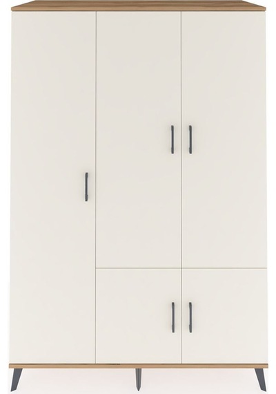 Kronos Dolap 7 Raflı 5 Kapaklı Tek Askılı 132x59x195 Çam-aytaşı/antrasit Aytası/antrasıt Kronos Dolap 7 Raflı 5 Kapaklı Tek Askılı 132x59x195 Çam-aytaşı/antrasit Aytası/antrasıt