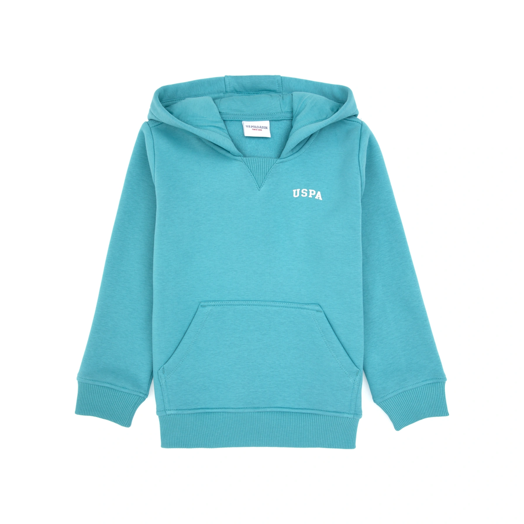 U.S. Polo Assn. Erkek Çocuk Mint Kapüşonlu Basic Sweatshirt 50313808-VR152