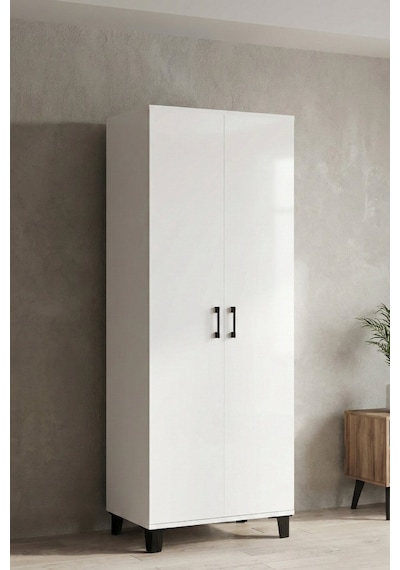 8 Gözlü Beyaz Kiler Dolabı 70 Cm