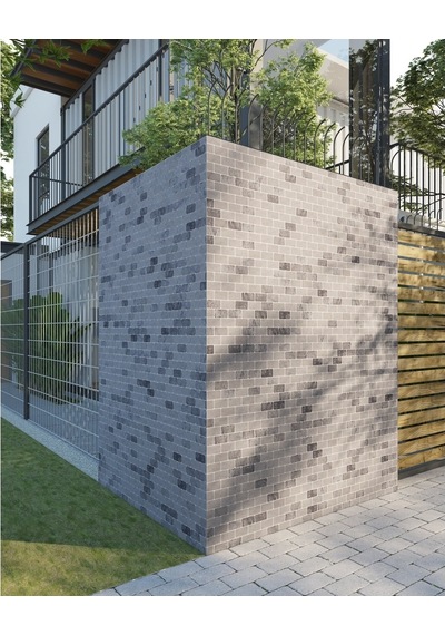 Tuqco Doğaltaş 5 X 10 Muğla B. -Gümüş Brick Eskitme Mermer Mozaik