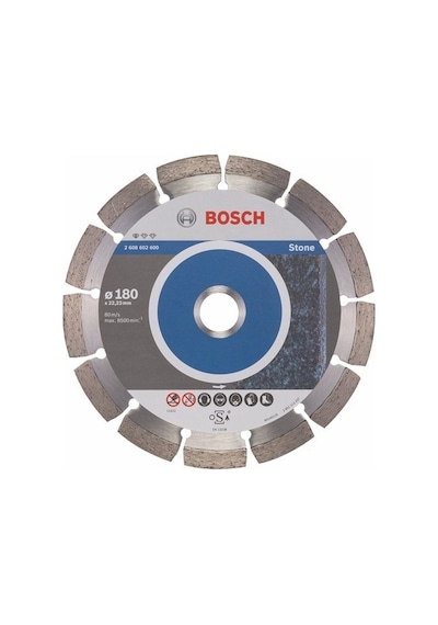 Bosch Standard Seri Taş İçin Elmas Kesme Diski 180 x 22.23 x 2 x 10 MM