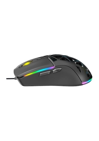 Nexus X1 12800 Dpi Makro Yazılımlı & Değiştirilebilir Kapaklı Rgb Gaming Mouse - Siyah