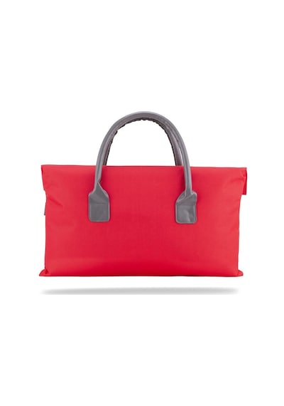 Classone Byn-el002 Wtxpro Su Geçirmez Kumaş 13-14 İnch Bayan Laptop, Notebook, Apple Uyumlu MacBook Air El Çantası- Tote Bag - Kırmızı
