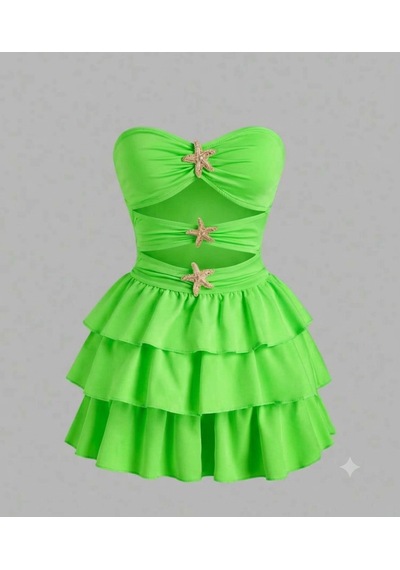 Pink Life Santorini Sunset Neon Yeş Den.yıldızı Mini Elbise Neon Yeşil Pink Life Santorini Sunset Neon Yeş Den.yıldızı Mini Elbise Neon Yeşil