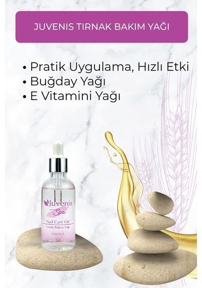 Juvenis Spa E Vitamini İçeren Tırnak Bakım Yağı 50 ML