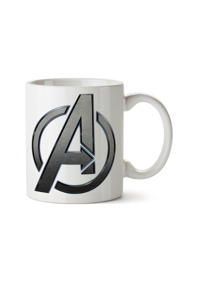 Avengers Thor Captain America Porselen Kupa Bardak Beyaz