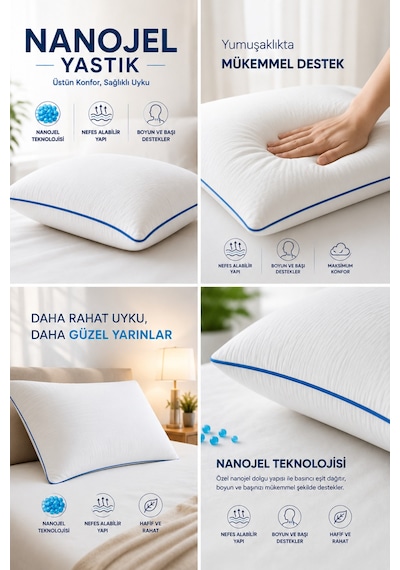 Formeya Climate Nano Jel Yastık %100 Pamuk Dış Kumaş 110