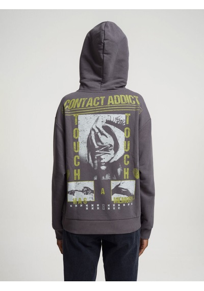 Loft Oversize Kadın Sweatshirt Antrasit