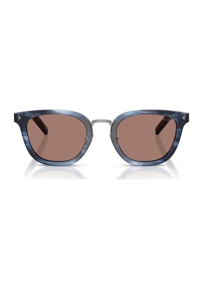 Prada Pr C01sd 26f05d 52 Unisex Oval Mavi Kemik Güneş Gözlüğü Mavi