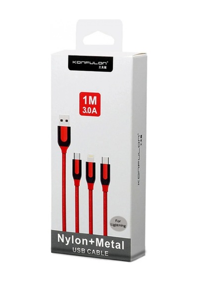 S51 Lightning Kablo İphone Uyumlu 1m 3a - Siyah