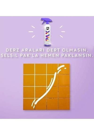 Selsil Pak Mucize Köpük Sprey Yüzey Temizleyici 500 ML