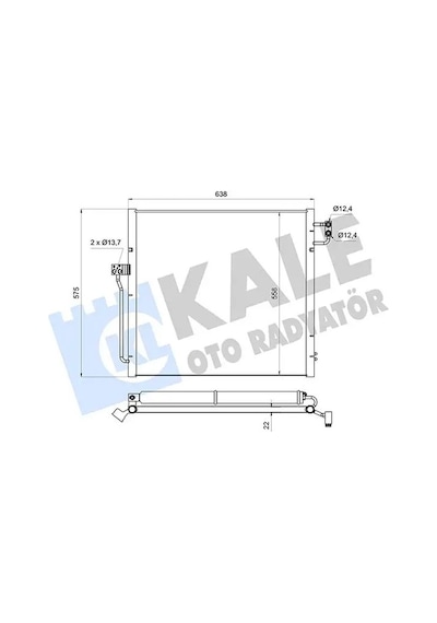 Mercedes Ml350 W166 Klima Radyatoru 2011-2015 Kale 361345
