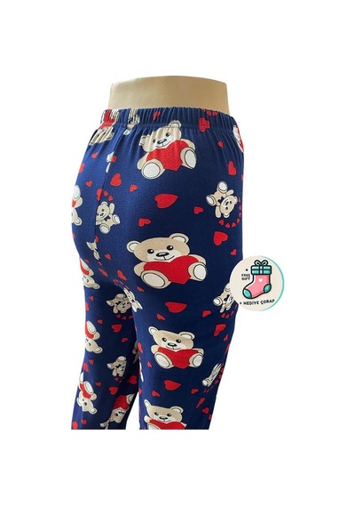 Lüx Unisex Mikro Süet Cepsiz Pijama Altı Tek Alt S5 - Çorap Hediy Lacivert