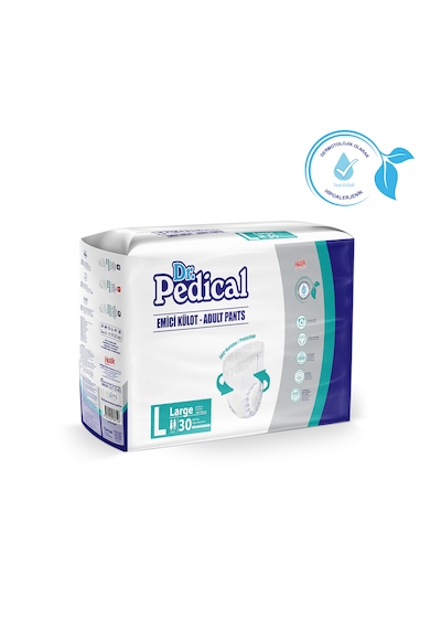 Dr. Pedikal - Külot Yaşlı Hasta Bezi Large Beden 30'lu L