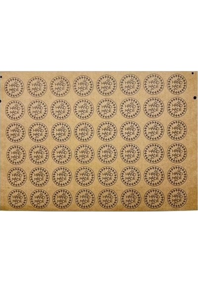 Kağıt Yapışkanlı Etiket Hand Made 240 Adet