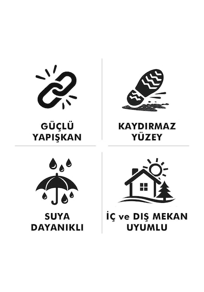 Unitape Siyah Merdiven/zemin Kaydırmaz Bant 24 Mm X 10 Mt 3 Lü Paket