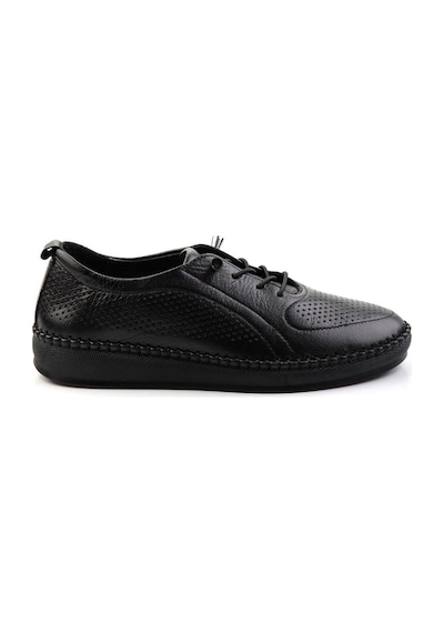Bambi Siyah Leather Kadın Casual Ayakkabı K01523021203 Siyah