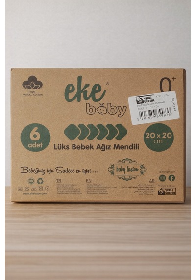 %100 Coton 6 Lı Bebek Ağız Silme Mendili Diğer