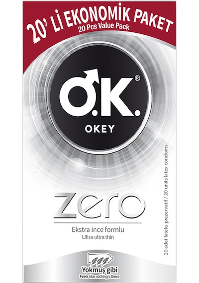 Okey Klasik Prezervatif 10'lu + Zero Prezervatif 20'li