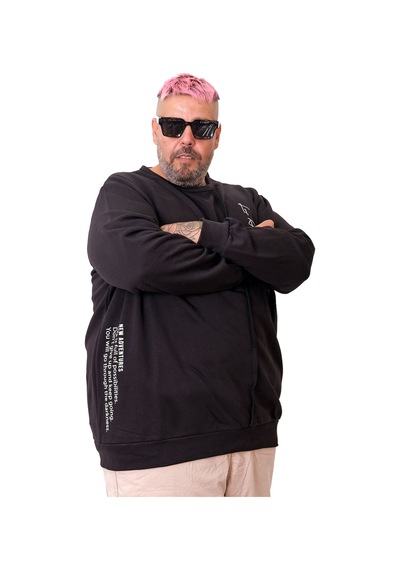 Mode Xl Erkek Sweat Bisiklet Los Angeles U25816 Siyah