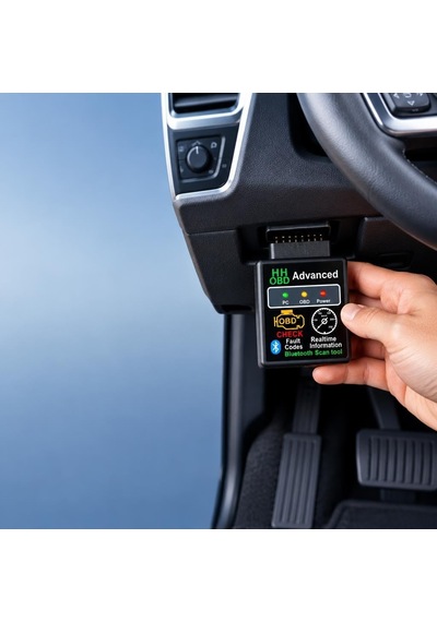 Bluetooth Obd2 Araç Arıza Tespit Cihazı, Motor Hata Kodu Okuyucu, Arıza Lambası Söndürücü Kablosuz Diagnostik Tarayıcı, 12v