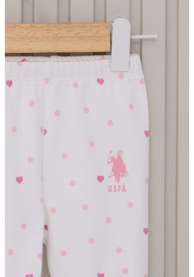 U.S. Polo Assn. Kız Bebek Beyaz Takım 5274-45899 Beyaz