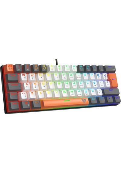 Blueforce Striker Rgb Mekanik Gaming Oyuncu Klavyesi Red Switch Q Tr Mix Renk