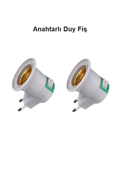 2 Adet Anahtarlı Duy Fiş