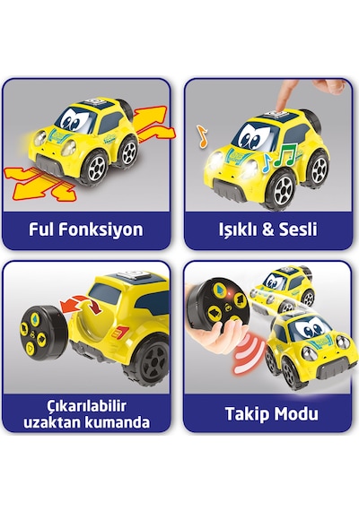 Silverlit Tooko Beni Takip Et Crossroad Kumandalı Aracım 81013 - Sarı